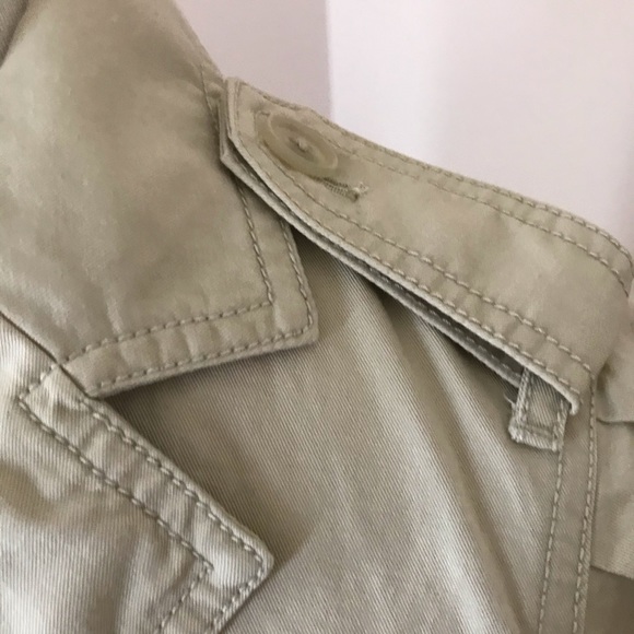 ANN TAYLOR LOFT KHAKI UTILITY CARGO JACKET - Picture 2 of 7